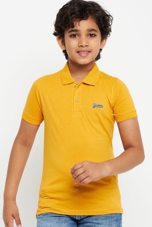 uniberry-yellow-cotton-blend-boys-polo-t-shirt-pack-of-1-none