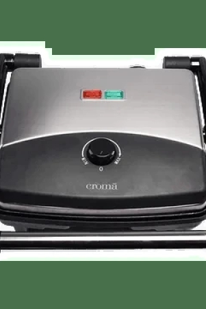 croma-1500w-4-slice-3-in-1-sandwich-maker-with-automatic-operation-black