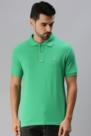 onn-green-cotton-blend-regular-fit-mens-polo-t-shirt-pack-of-1-none