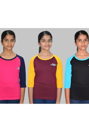 jilz-multi-100-cotton-girls-t-shirt-pack-of-3-none