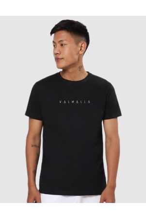 bewakoof-black-cotton-regular-fit-mens-t-shirt-pack-of-1-none