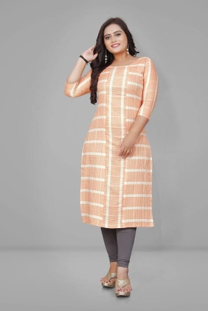 parastri-peach-cotton-womens-straight-kurti-pack-of-1-none