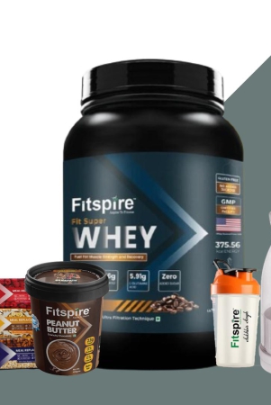 SUPER WHEY PROTEIN WITH PEANUT BUTTER (CRUNCHY CHOCOLATE), 3 ENERGY BAR (FREE SHAKER & JUICER)