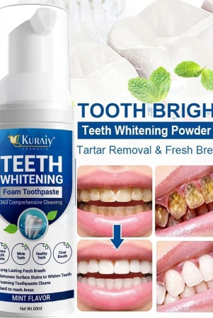 kuraiy-teeth-whitening-oral-hygiene-breath-toothpaste-foam-60ml