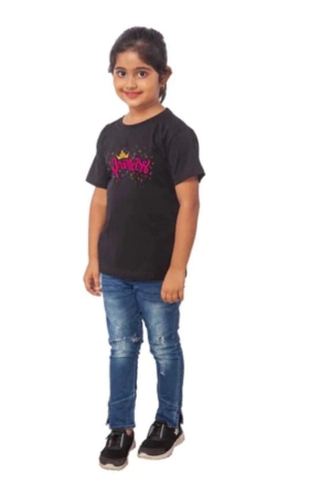 girls-cotton-princess-half-sleeve-tshirt-black-pid41481