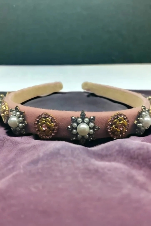 magnificent-mughal-hairband-pink