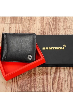 samtroh-leather-black-mens-regular-wallet-pack-of-1-black