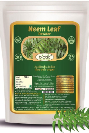 biotic-neem-leaf-powder-neem-leaves-powder-azadirachta-indica-100-gm