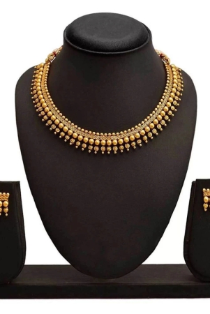 rofarword-gold-brass-necklace-set-pack-of-1-gold