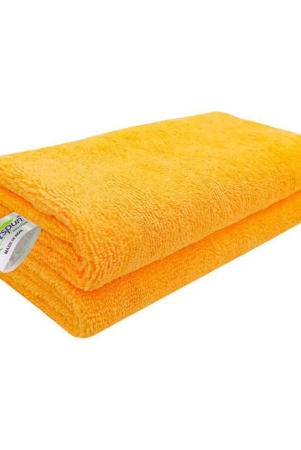 softspun-microfiber-cleaning-cloths-3pcs-40x40cms-340gsm-orange-highly-absorbent-lint-and-streak-free-multi-purpose-wash-cloth-for-kitchen-car-window-stainless-steel-silverware