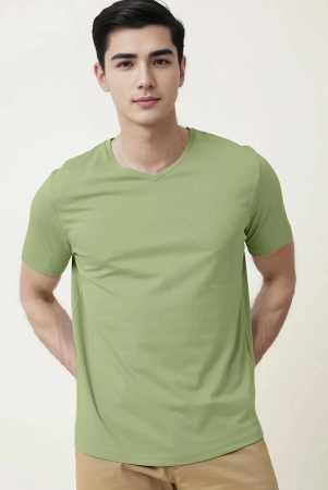 radprix-cotton-regular-fit-solid-half-sleeves-mens-t-shirt-green-pack-of-1-none