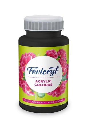 fevicryl-acrylic-colour-art-craft-paint-diy-paint-rich-pigment-noncraking-paint-for-canvas-wood-leather-earthenware-metal-ideal-for-artists-black-500ml