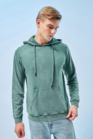 bewakoof-green-terry-blend-regular-fit-mens-sweatshirt-pack-of-1-none