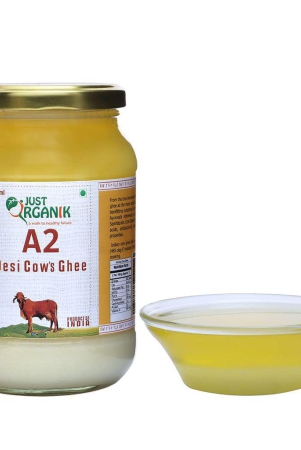 just-organik-a2-desi-cow-ghee-500ml-lab-tested-100-organic-glass-jar-for-longer-shelf-life