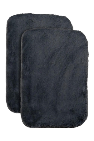 38x58-cm-rabbit-fur-plain-bathmat-online-crown-home-set-of-4-dark-brown