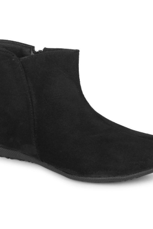 ishransh-black-womens-ankle-length-boots-none