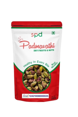 Sri Padmavathi Dry Fruits &nuts Plain Pistachio 500g