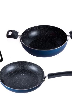 homepro-non-stick-set-kadai-245-cm-fry-pan-23-cm-pack-of-2