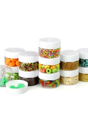 pearlpet-plastic-white-multi-purpose-container-set-of-12-white