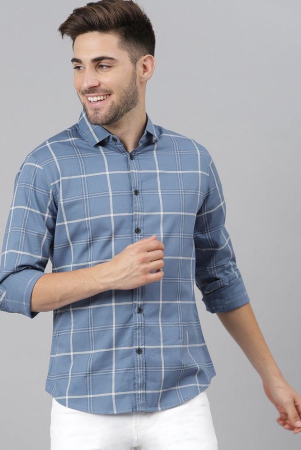 dennis-lingo-blue-100-cotton-slim-fit-mens-casual-shirt-pack-of-1-none