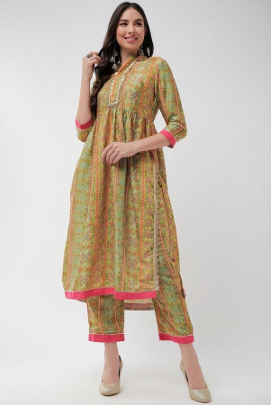 pannkh-green-polyester-womens-nayra-kurti-pack-of-1-none