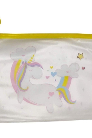 unicorn-transparent-pouches-pencil-pouchcase-for-kids-assorted-design-multi-color-pack-of-5-for-birthday-return-gifts