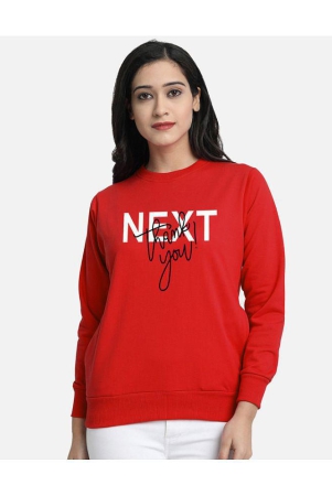 chozi-fleece-womens-non-hooded-sweatshirt-red-none