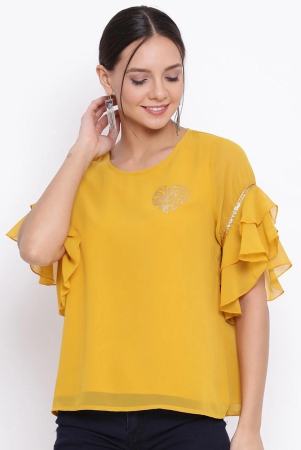 all-ways-you-women-top-polyester-fabric-yellow-xs