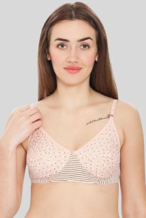 ILRASO Cotton Non Padded Womens T-Shirt Bra ( Pink ) - None