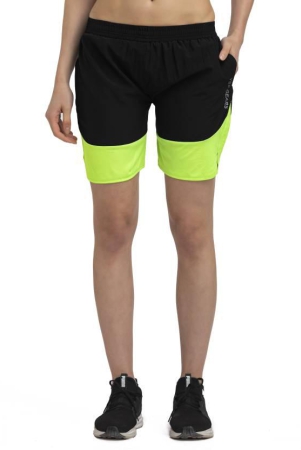 solid-women-black-regular-shorts-running-shorts-gym-shorts