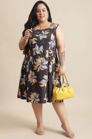 flambeur-plus-size-floral-flared-short-dress-for-women-2xl