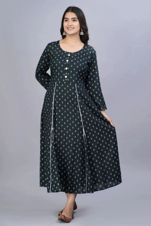 sipet-green-rayon-womens-flared-kurti-pack-of-1-none