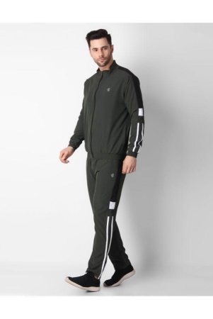 forbro-olive-green-polyester-regular-fit-mens-tracksuit-pack-of-1-m