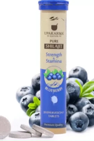 upakarma-pure-shilajit-effervescent-tablets-blueberry-flavour