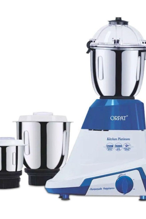 Orpat Orpat Mixer Grinder 1200 Watt 3 Jar Juicer Mixer Grinder