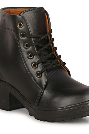 ishransh-black-womens-ankle-length-boots-none