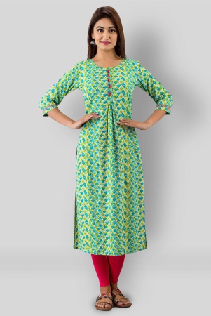 svarchi-green-cotton-womens-straight-kurti-pack-of-1-xxl