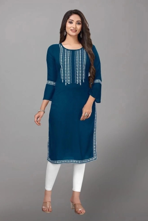 kapadia-blue-rayon-womens-straight-kurti-pack-of-1-none