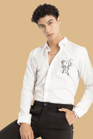 deer-printed-white-clubwear-shirts-by-offmint-l