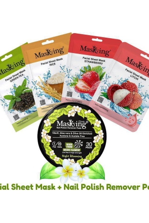 Masking - Natural Glow Facial Kit For All Skin Type ( Pack of 5 )