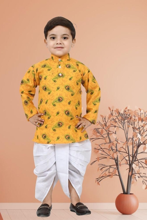 arshia-fashions-yellow-cotton-blend-boys-pack-of-1-none