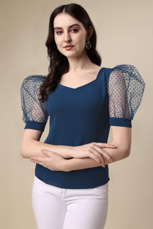 sheetal-associates-blue-polyester-womens-regular-top-pack-of-1-none