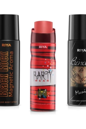 riya-black-rock-party-wear-bindas-perfume-body-spray-for-unisex-150-ml-pack-of-3-