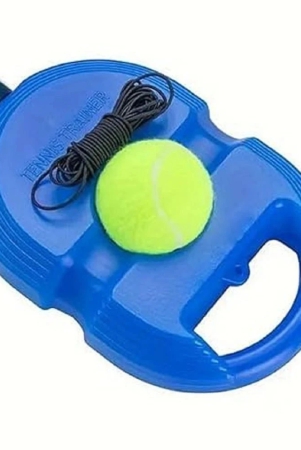 sevriza-tennis-trainer-rebound-ball-with-string-solo-tennis-trainer-set-self-tennis-practice-ball-with-string-cricket-trainer-rebound-ball-with-rope-fill-sand-or-water-multicolor-no-racke