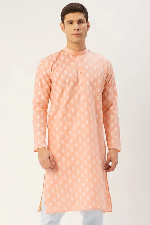 jompers-mens-peach-cotton-floral-printed-kurta-only-xxl-peach