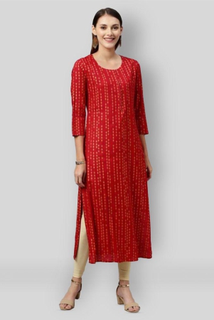 kipek-red-rayon-womens-straight-kurti-pack-of-1-l