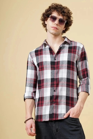 paul-street-cotton-blend-slim-fit-checks-full-sleeves-mens-casual-shirt-maroon-pack-of-1-none