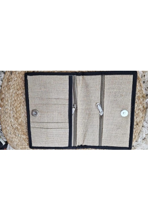 JFL Jute & Cotton hand clutch