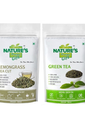 natures-gift-darjeeling-tea-loose-leaf-lemongrass-green-tea-200-gm-pack-of-2