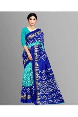 anand-sarees-blue-silk-blend-saree-with-blouse-piece-pack-of-1